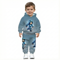 Kids Minecraft Inspired Graphics Hoodie And Jogger Set