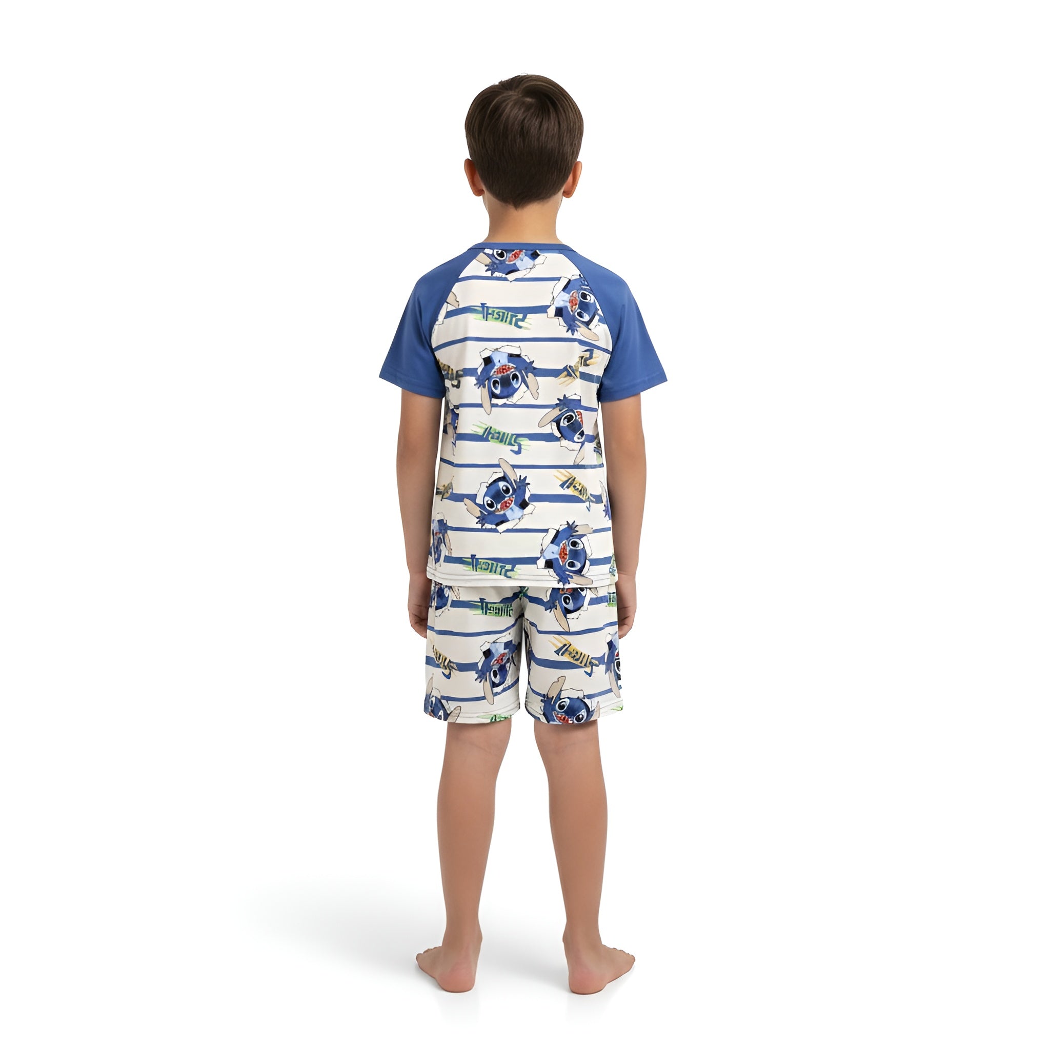 Boys Stitch Cartoon Design Pajama Set