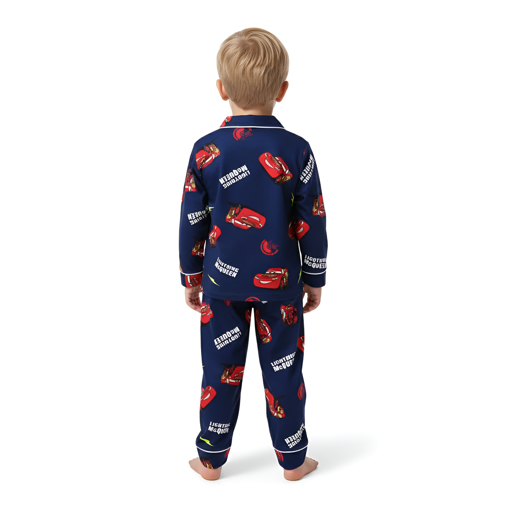 Boys Lightning McQueen Print Pajama Set