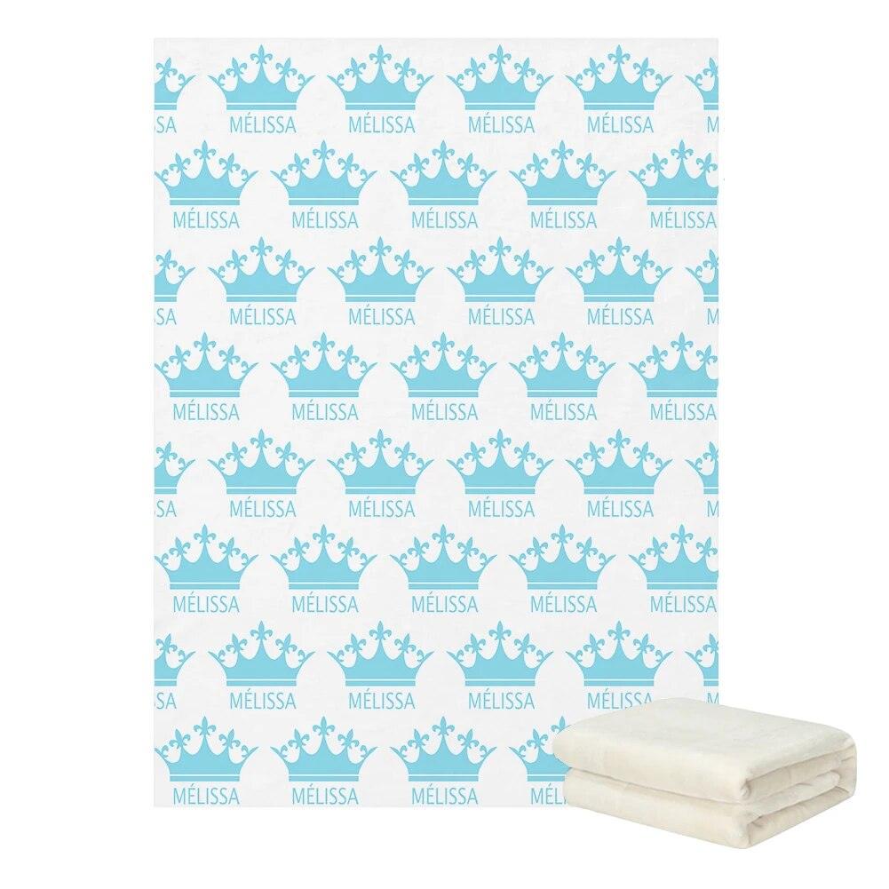 Graphic Name Blanket Personalized Baby Blanket with Bold Design