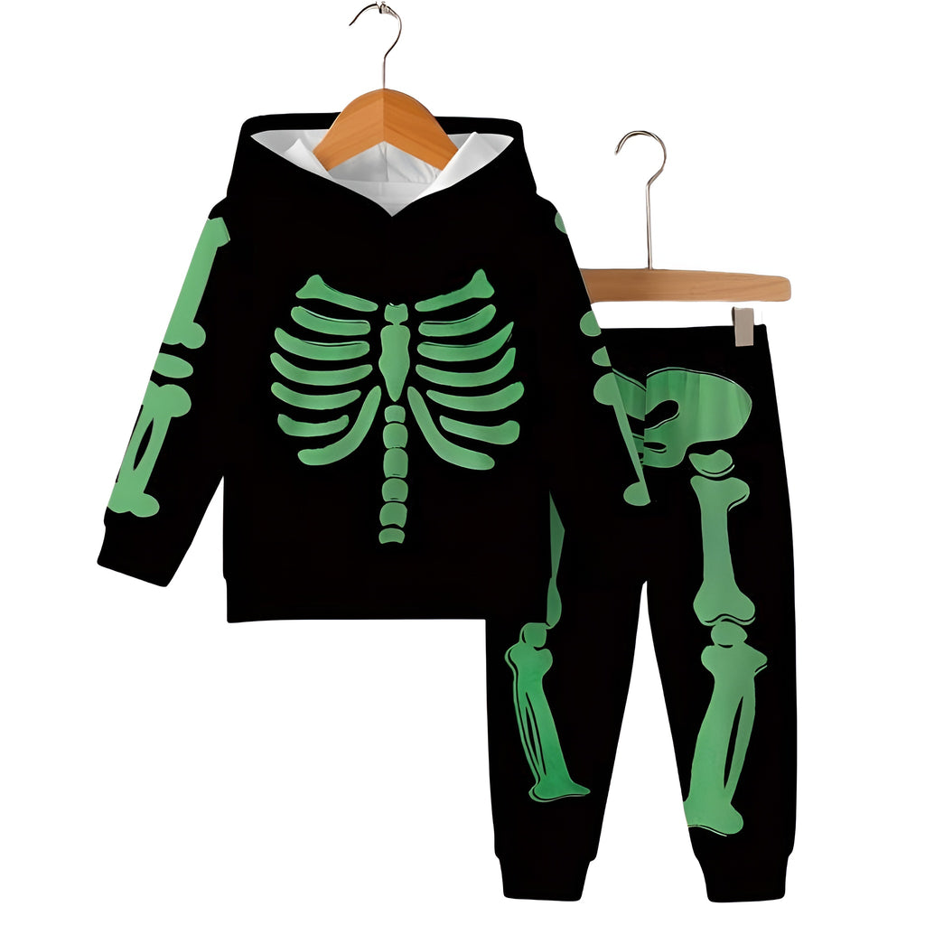 Boys Halloween Series Hooded Sweatshirt Set