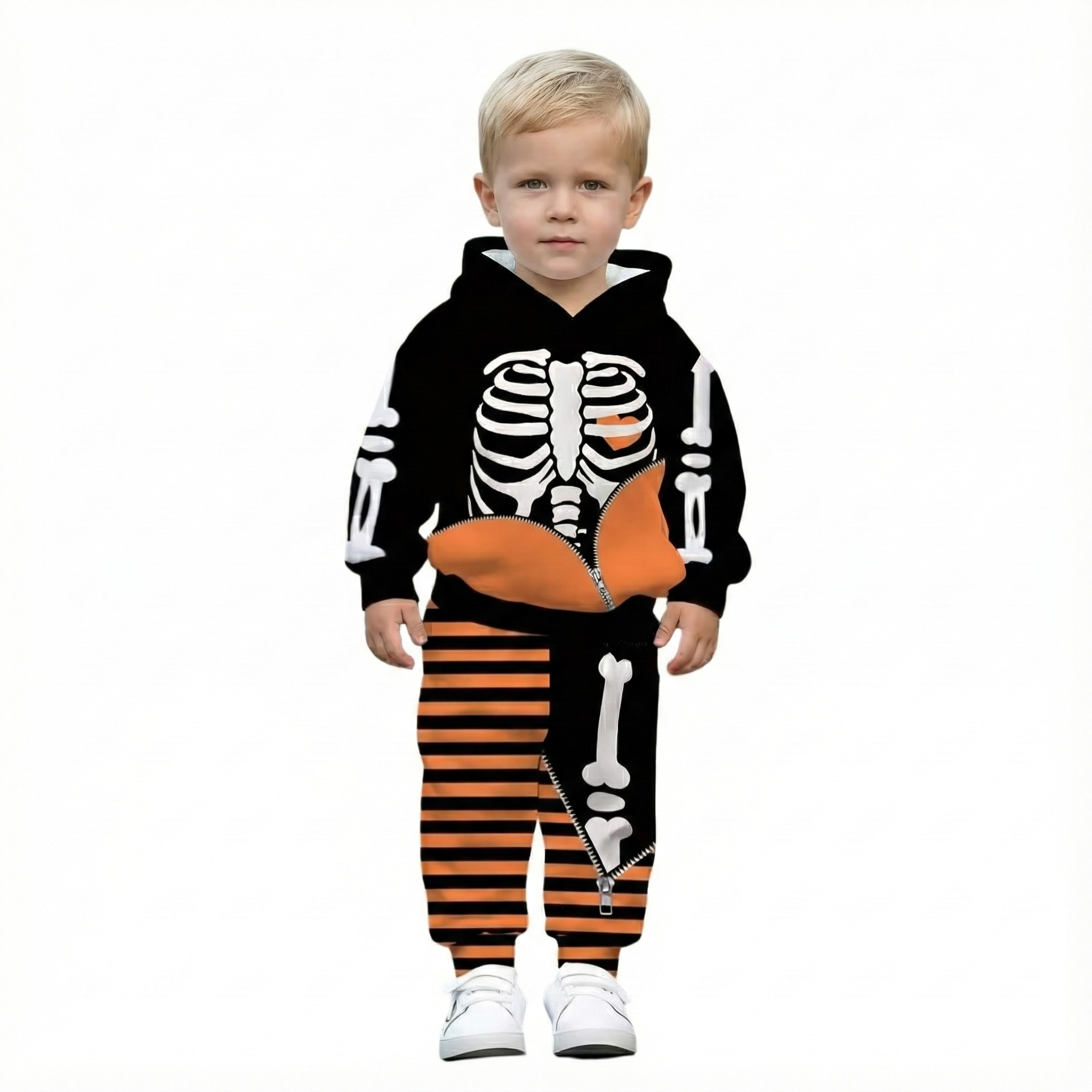 Baby Boys Halloween Series Hooded Sweatshirt Sets