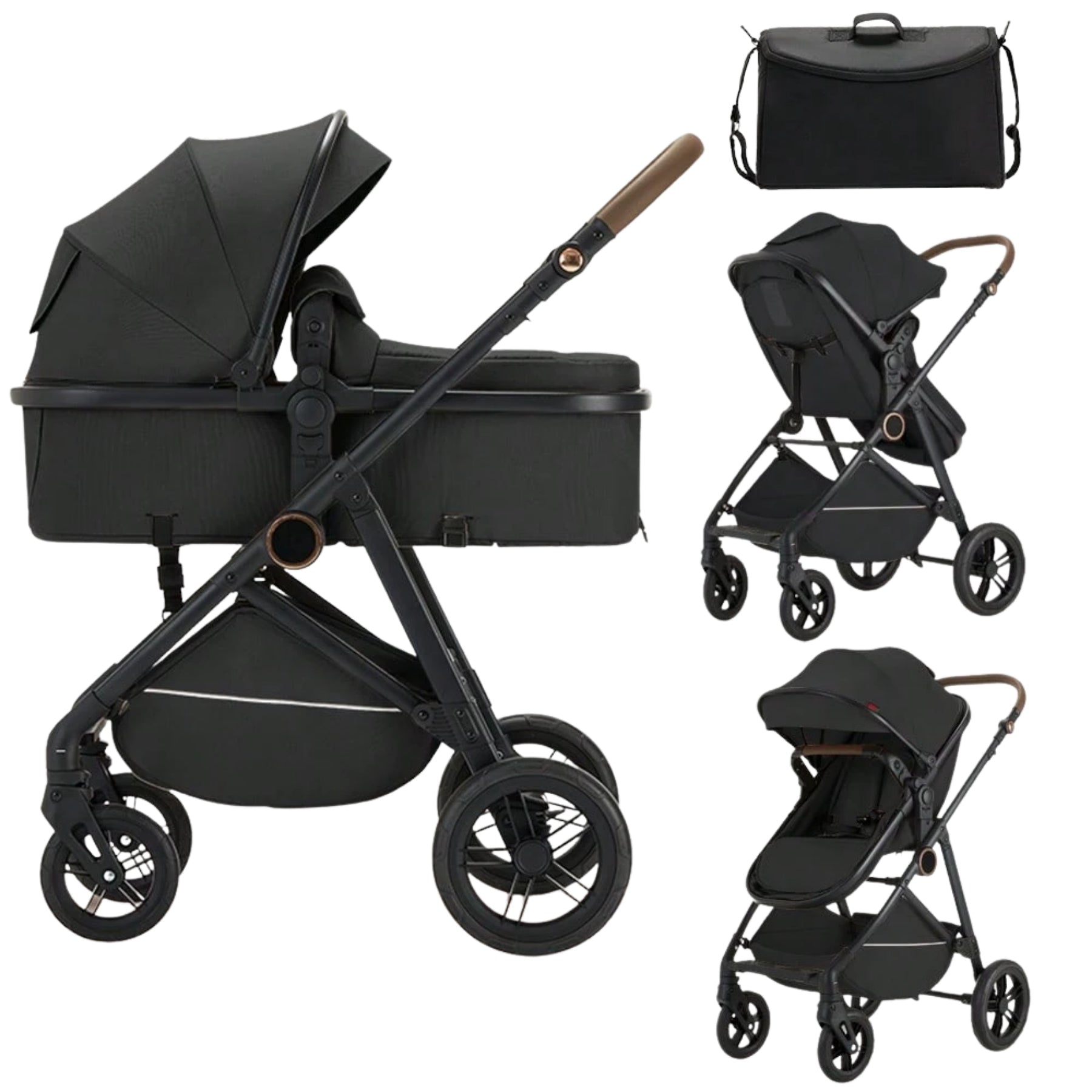 High View Infant Travel Stroller Reversible Seat for Bonding with Smooth Fold