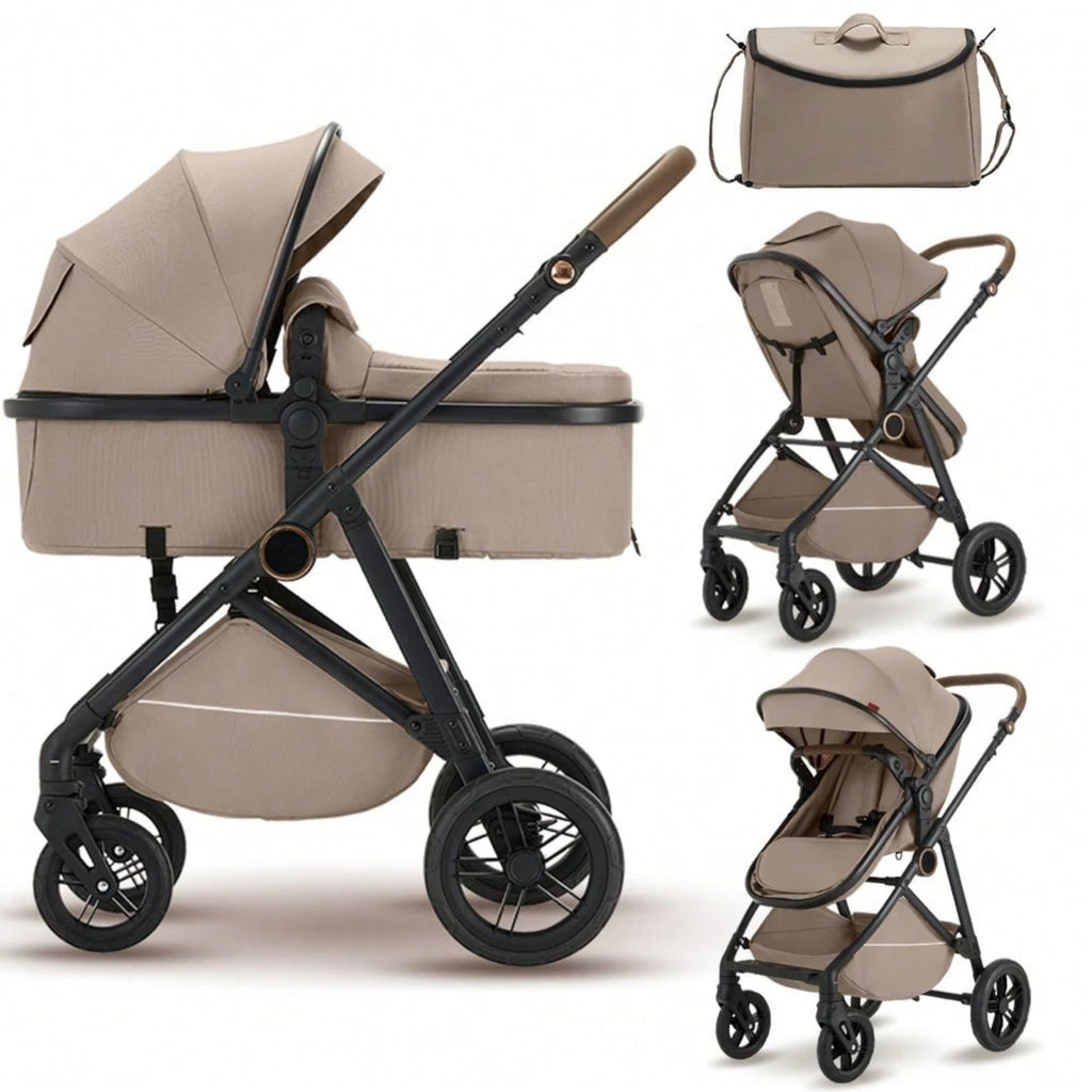 High View Infant Travel Stroller Reversible Seat for Bonding with Smooth Fold