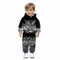 Tiger Design Hooded Outfit Set