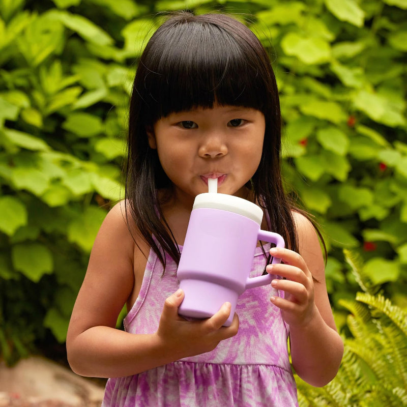Mini Toddler Tumbler With Handle And Straw