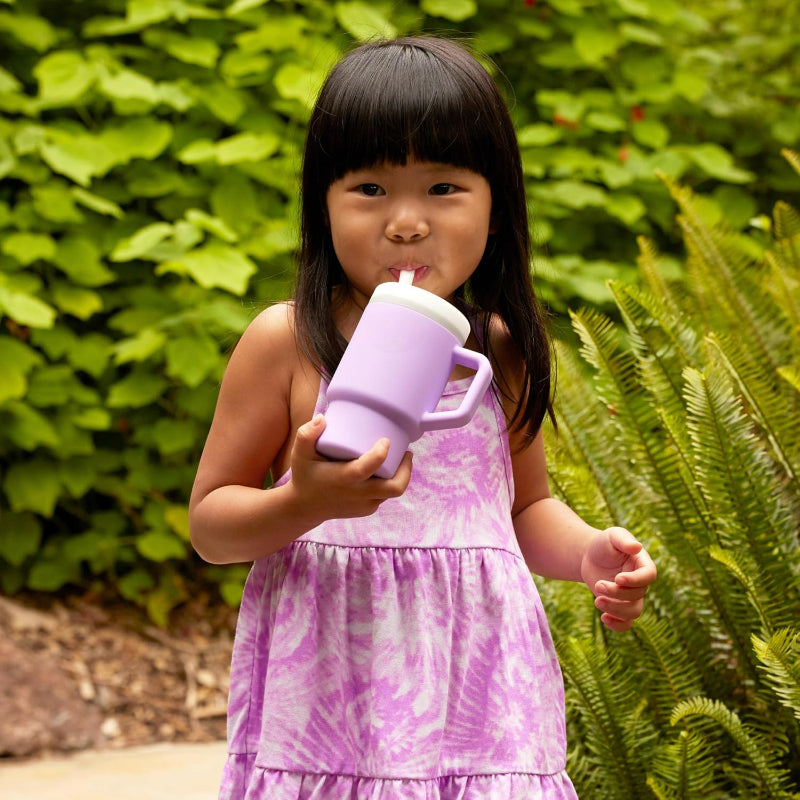 Mini Toddler Tumbler With Handle And Straw