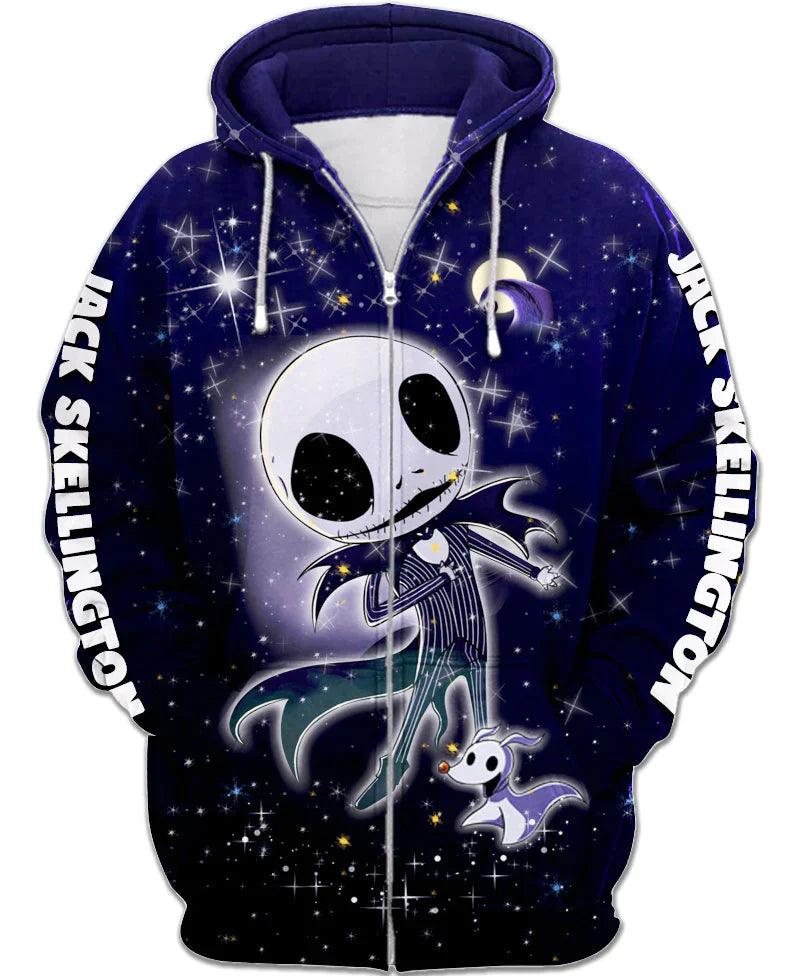 Jack Skellington Zip Hoodie