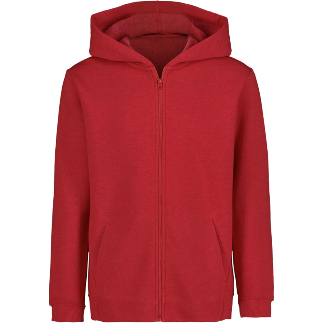 Boys Zip Up Hoodie Sweatshirt With Kangaroo Pockets