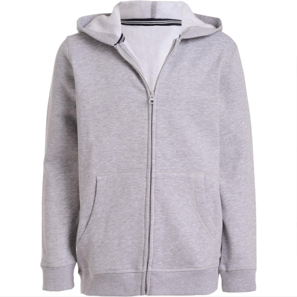 Boys Zip Up Hoodie Sweatshirt With Kangaroo Pockets