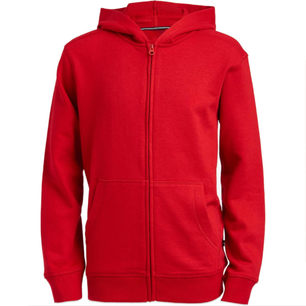 Boys Zip Up Hoodie Sweatshirt With Kangaroo Pockets