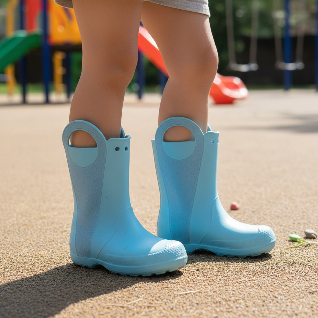 Kids Rain Boots With Handles