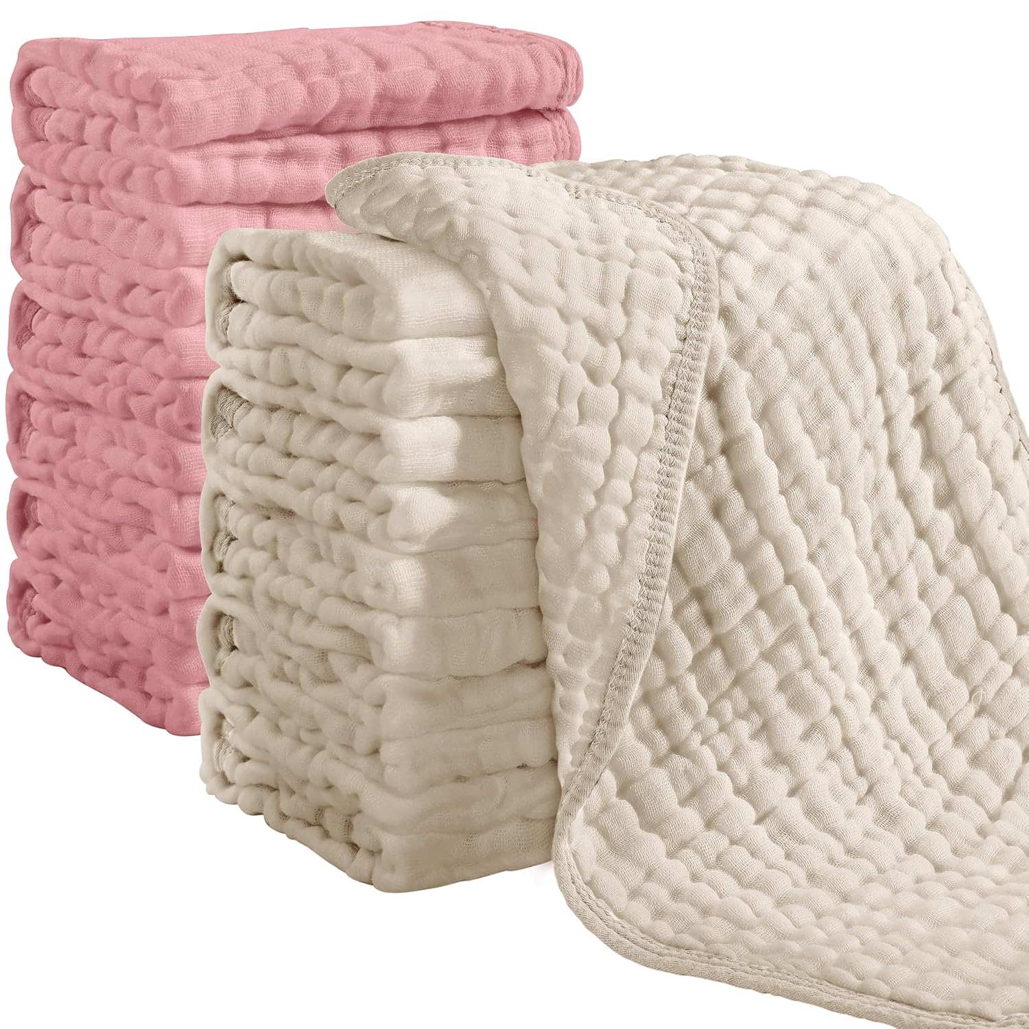 12PCS Muslin Cloths For Babies Daily Use Towels