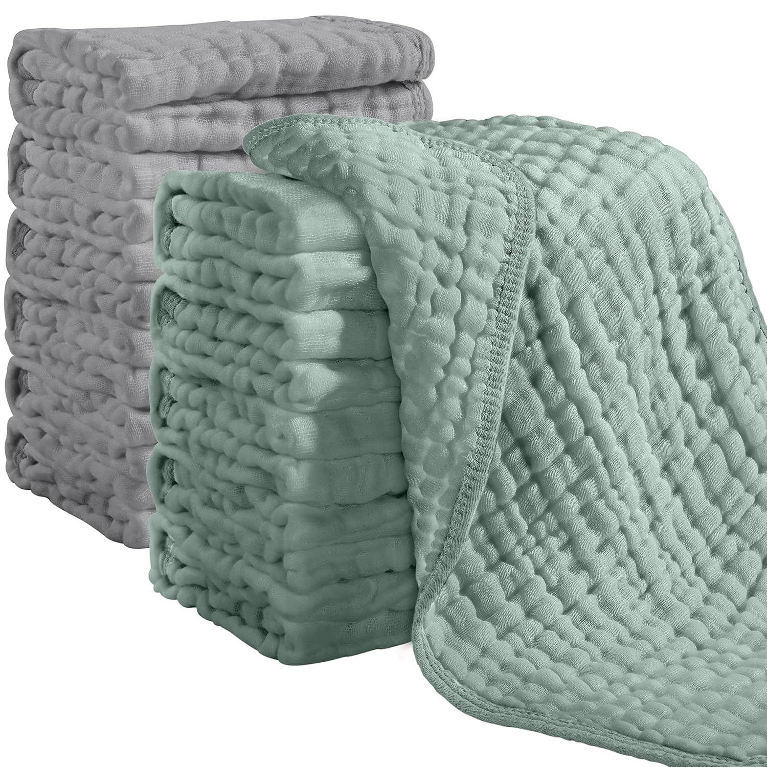 12PCS Muslin Cloths For Babies Daily Use Towels
