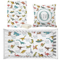 Personalized Dinosaur Crib Bedding