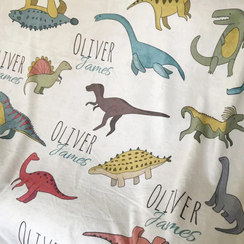 Modern Dinosaur Crib Bedding