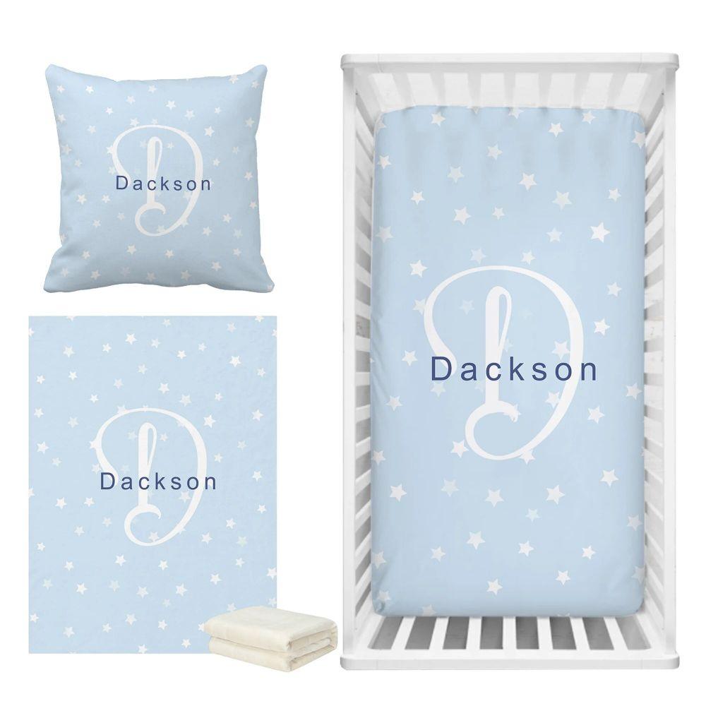 Personalized Star Crib Bedding