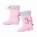 Spiky Dinosaur Design Waterproof Rain Boots For Outdoor Use