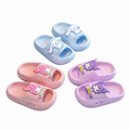 Baby Girls Soft EVA Slides With Cartoon Design
