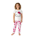 Girls Pajama Set With Kitty Design