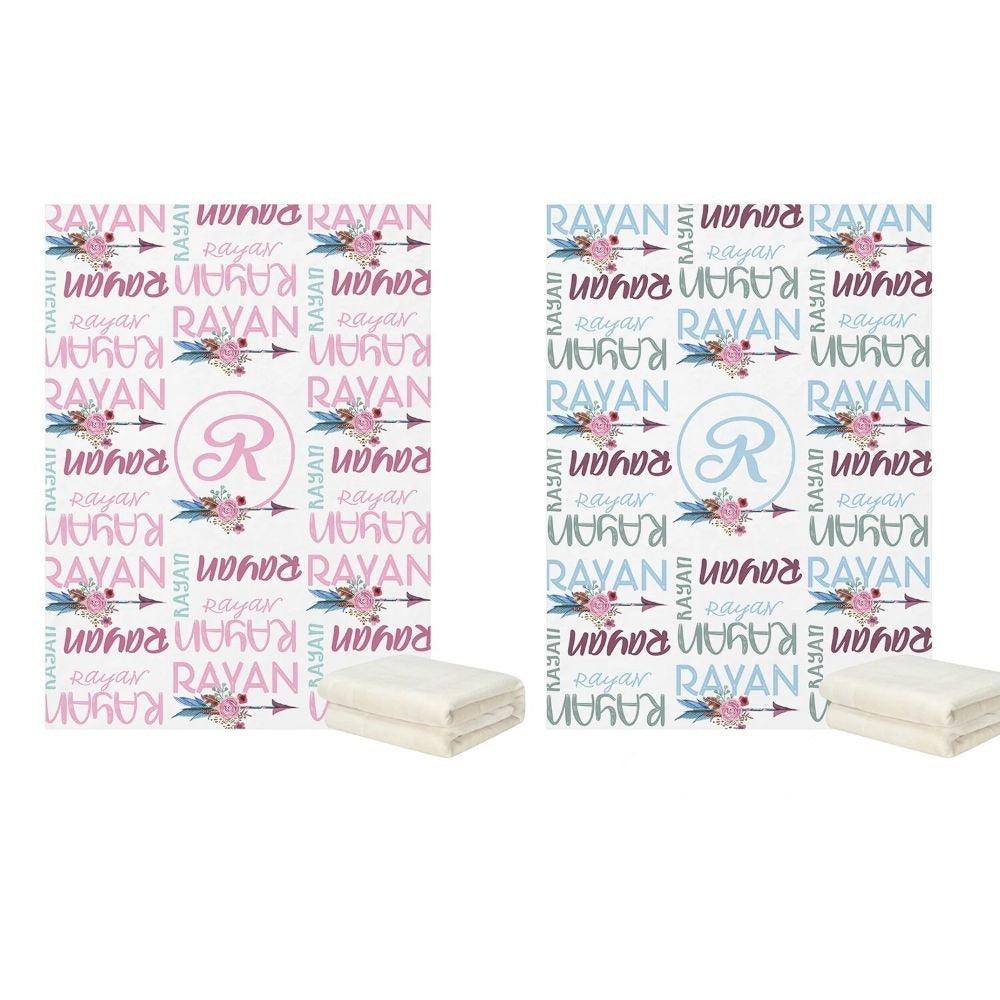 Personalized Newborn Gift Blanket