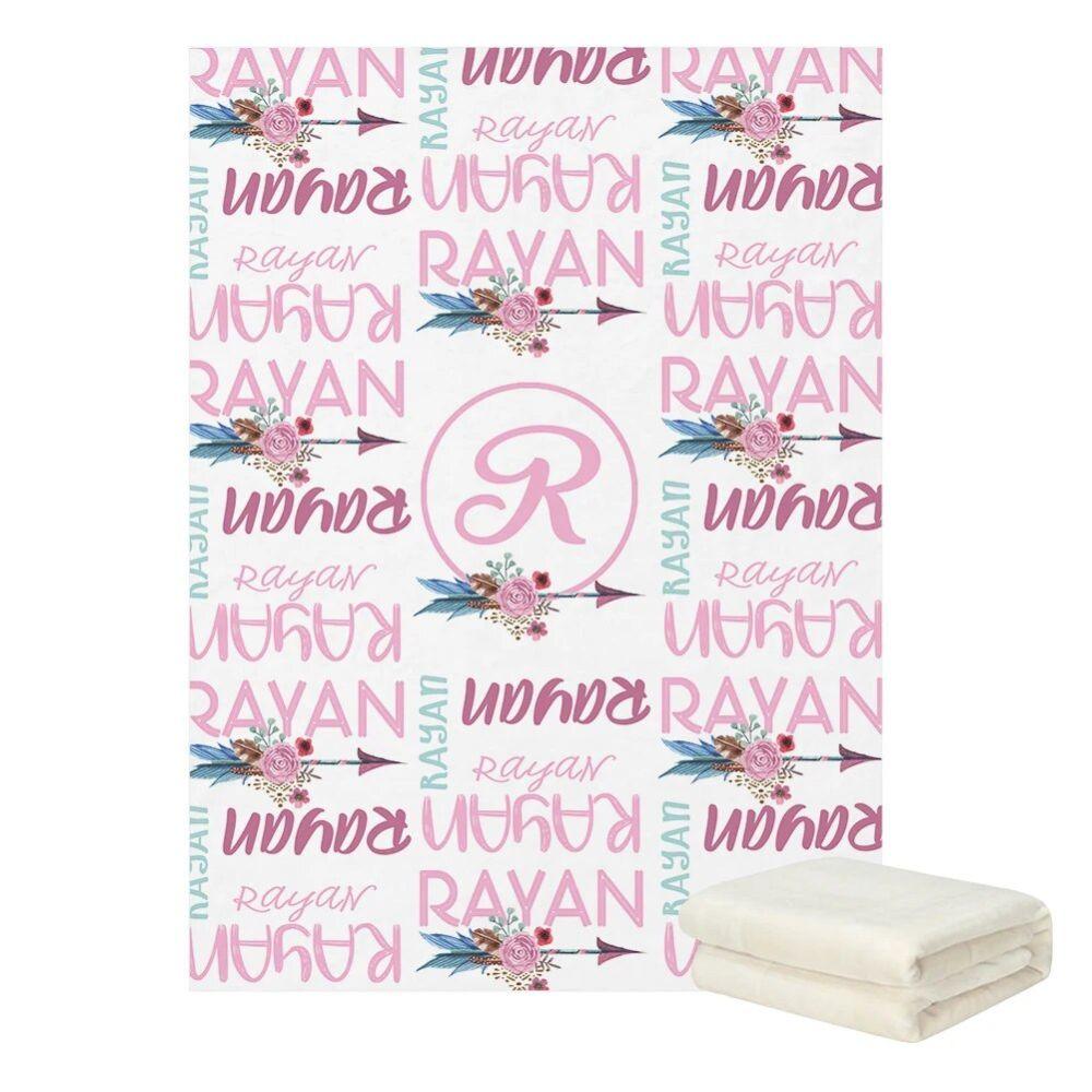 Personalized Newborn Gift Blanket
