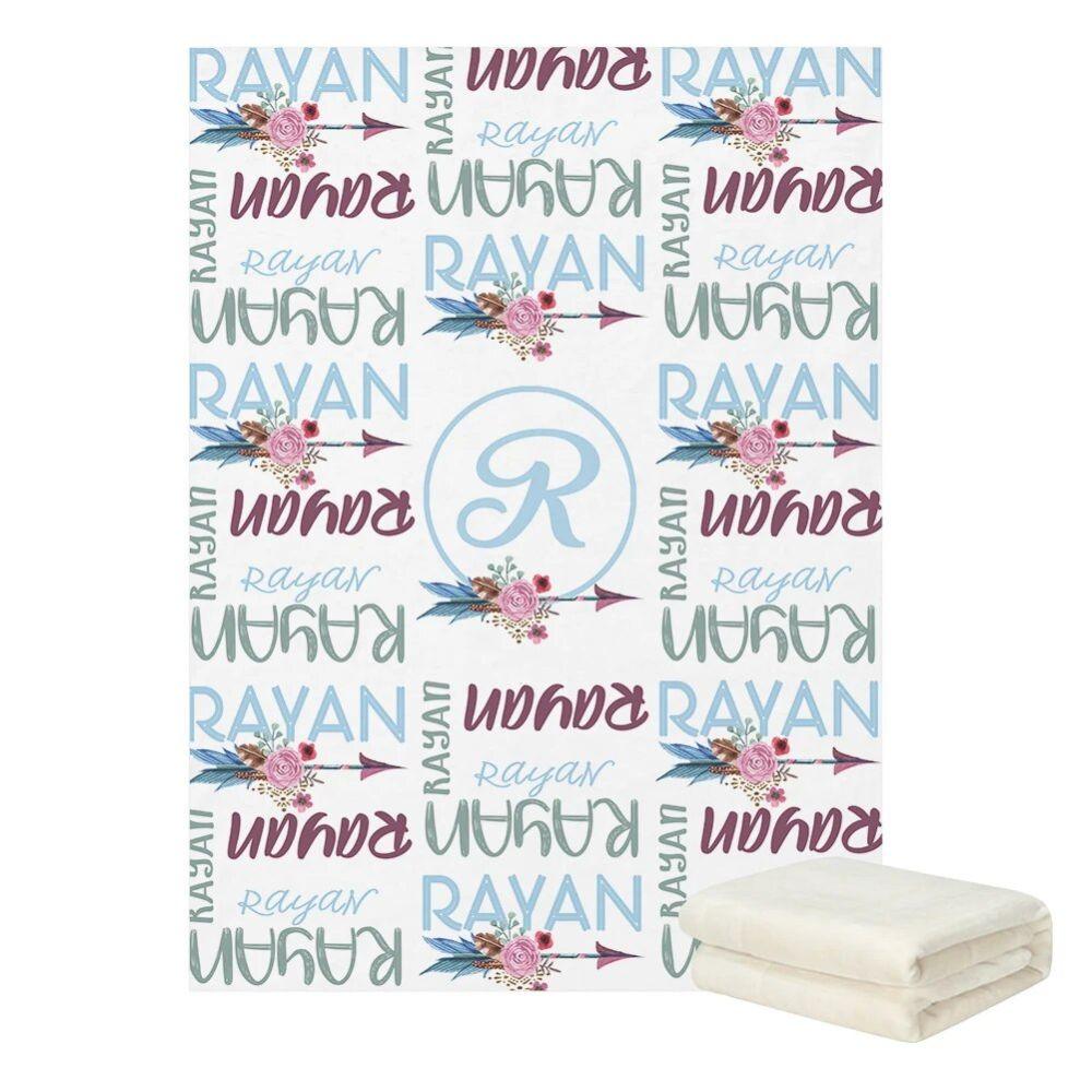Personalized Newborn Gift Blanket