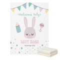 Personalized Animal Illustration Blanket