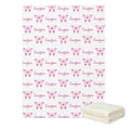 Personalized Butterfly Name Blanket