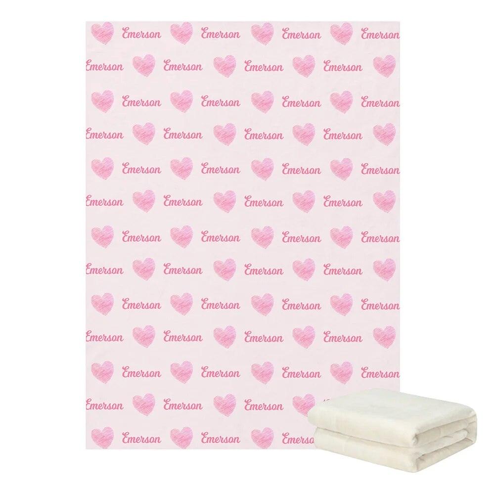 Personalized Butterfly Name Blanket