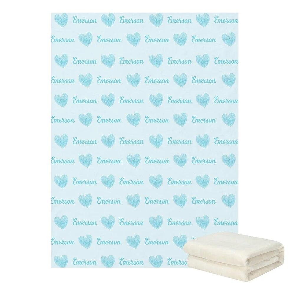 Personalized Butterfly Name Blanket