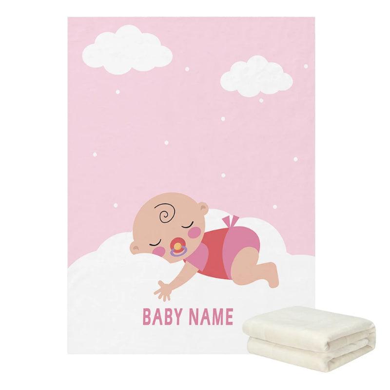 Personalized Naptime Blanket Custom Soft Baby Fleece