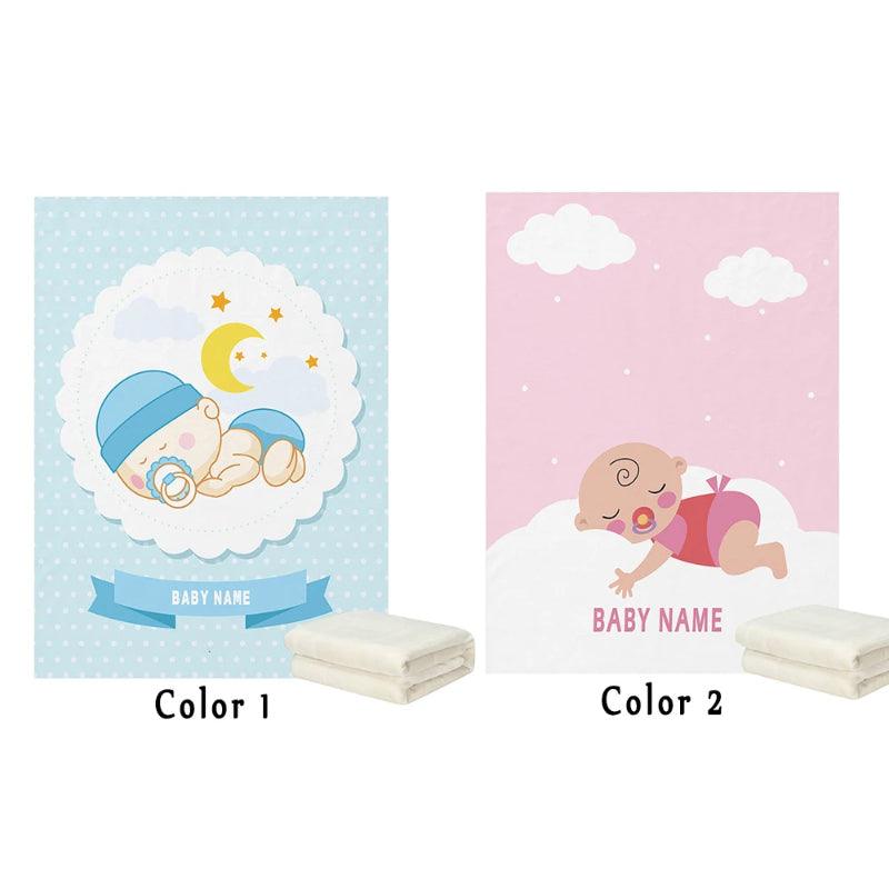 Personalized Naptime Blanket Custom Soft Baby Fleece