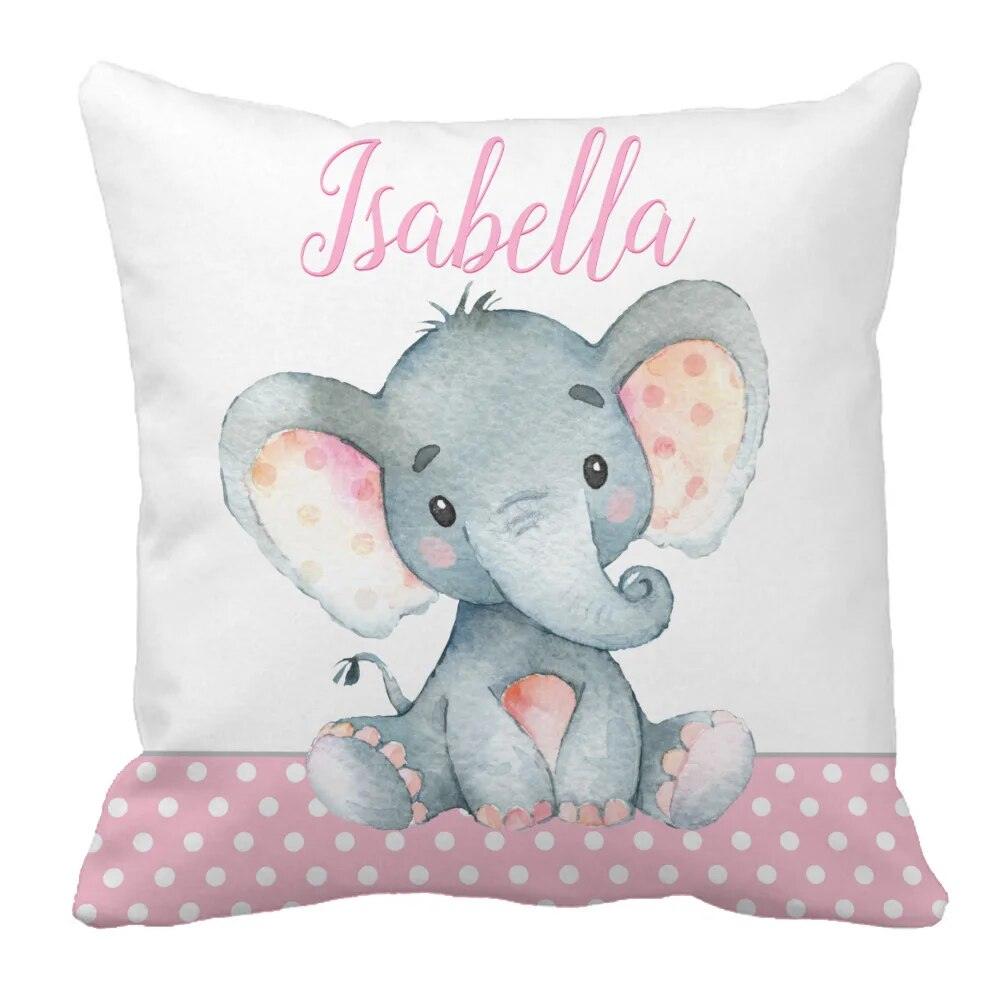 Custom Elephant Crib Bedding Set