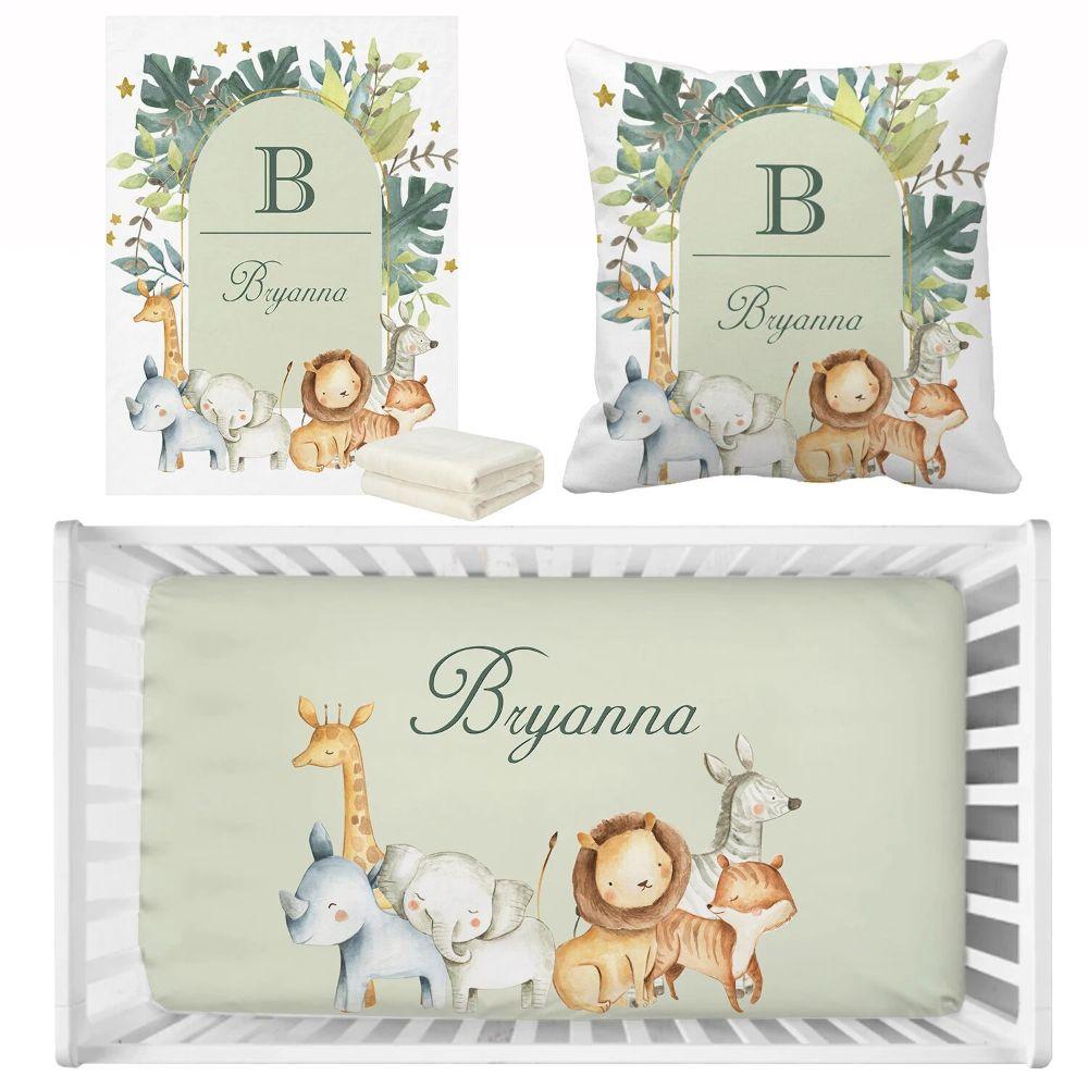 Jungle Animals Bedding Set