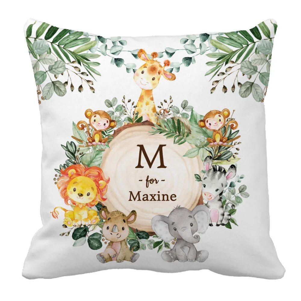Custom Name Jungle Theme Bedding Set