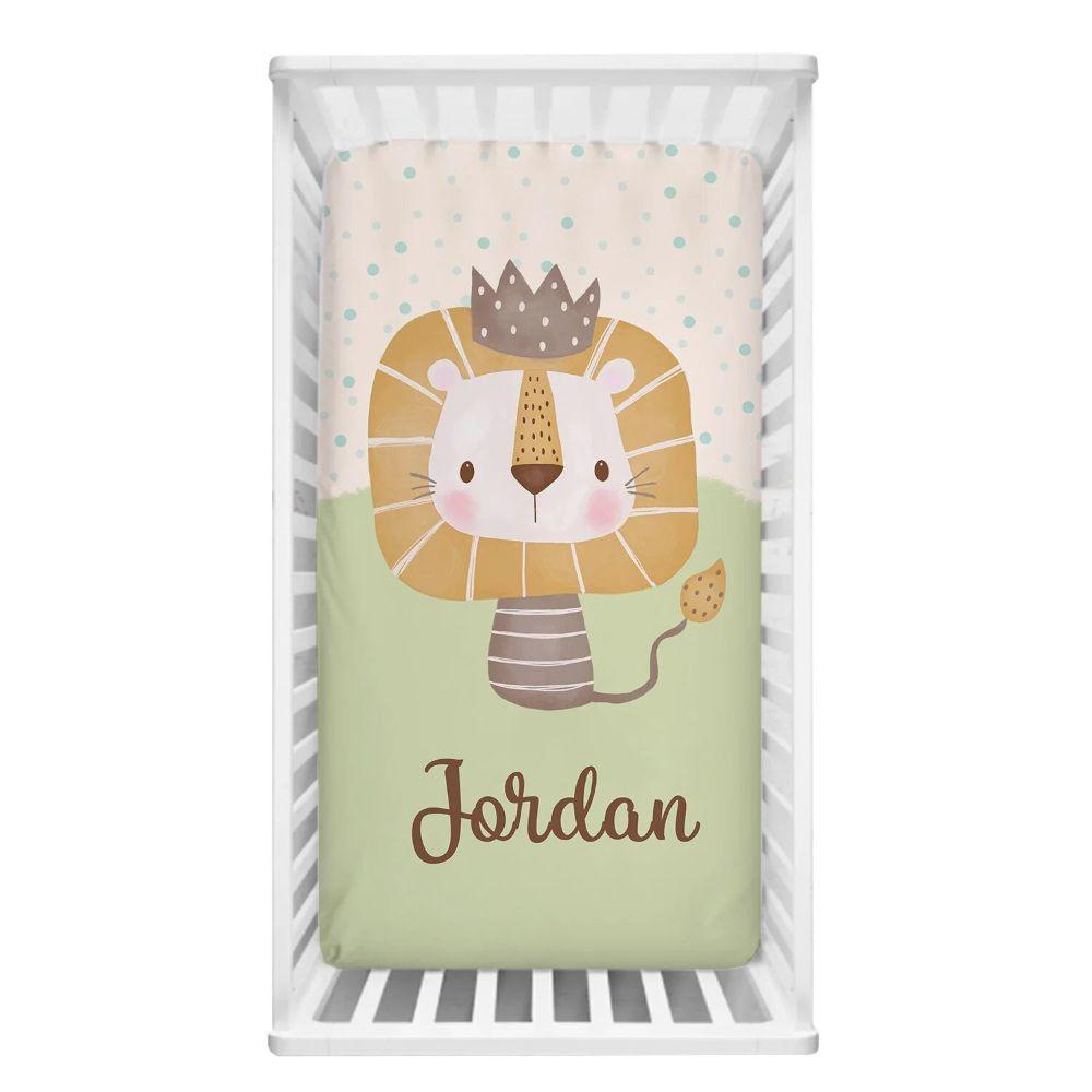 Personalized Lion Bedding Set