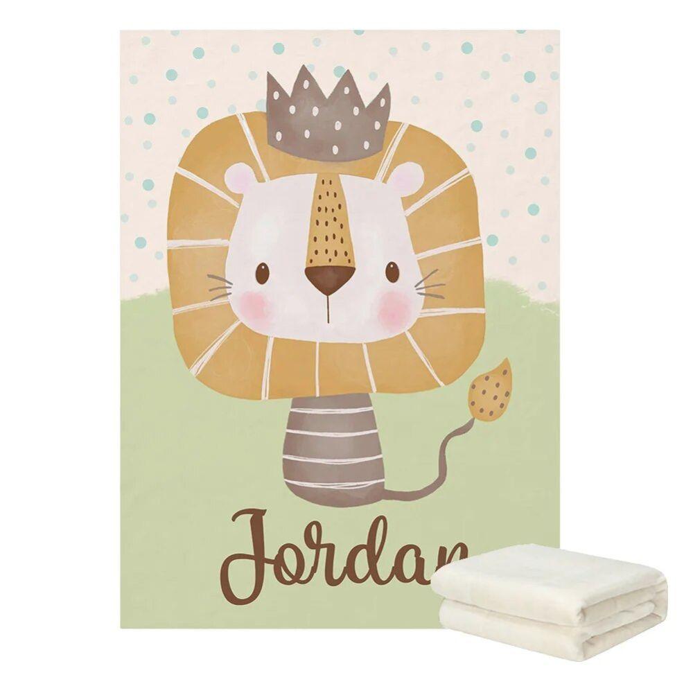Personalized Lion Bedding Set