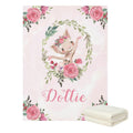 Personalized Ballet Kitten Blanket