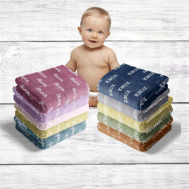 Coral Fleece Blanket Personalized Soft Throw for All Ages