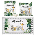 Personalized Jungle Animals Bedding
