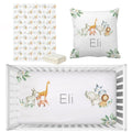 Personalized Jungle Crib Set