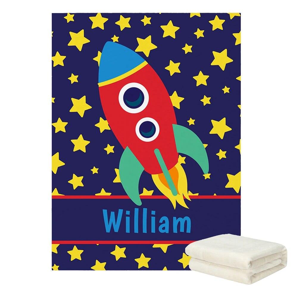Custom Rocket Space Blanket