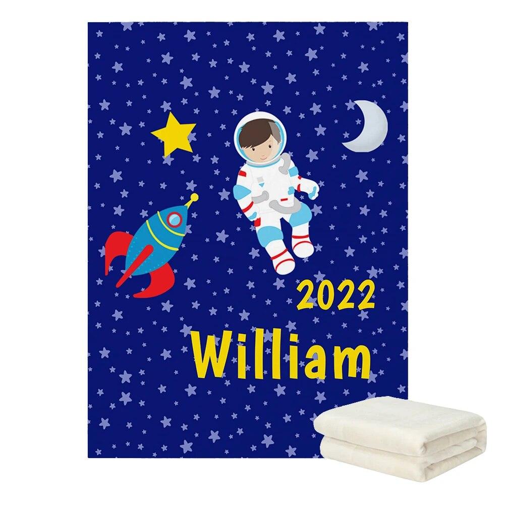 Custom Rocket Space Blanket