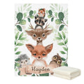 Personalized Woodland Name Blanket
