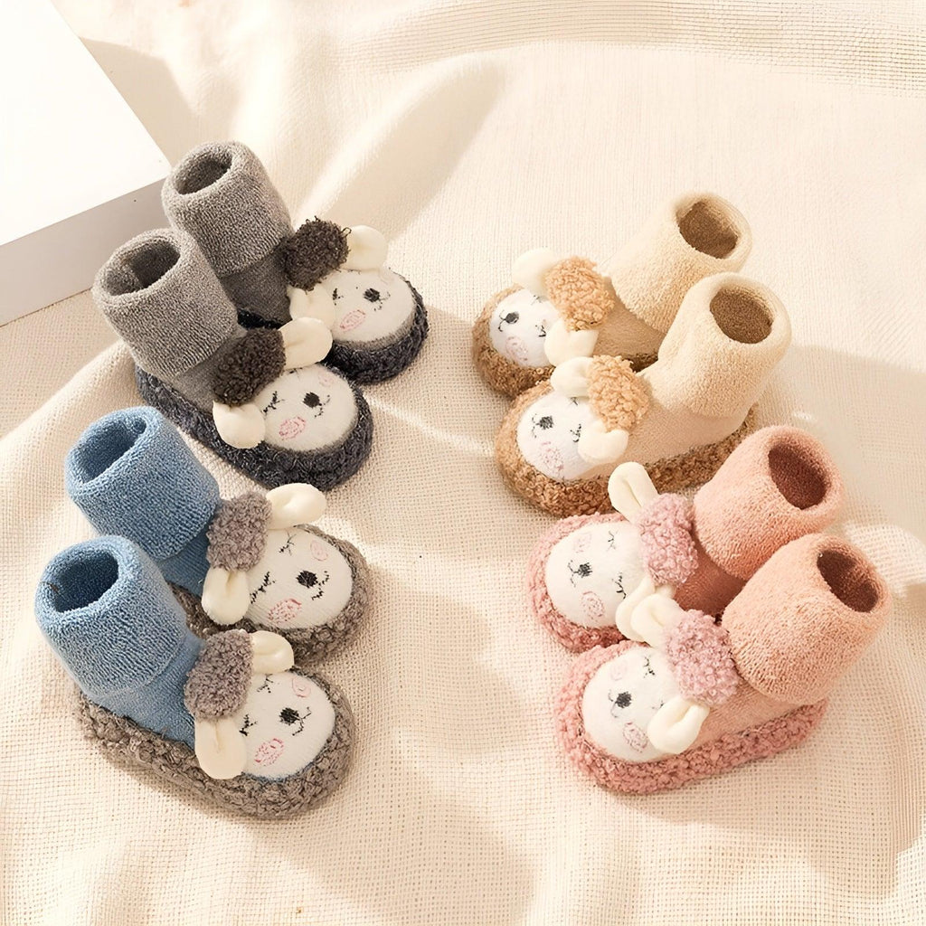 Animal Sock Booties Toddlers Adorable Comfort For Little Feet