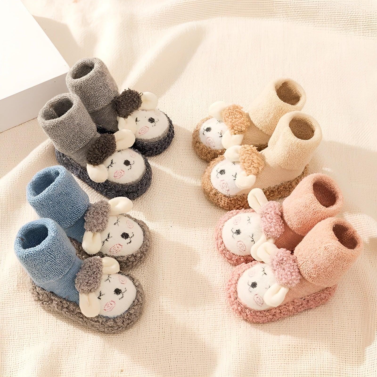 Animal Sock Booties Toddlers Adorable Comfort For Little Feet