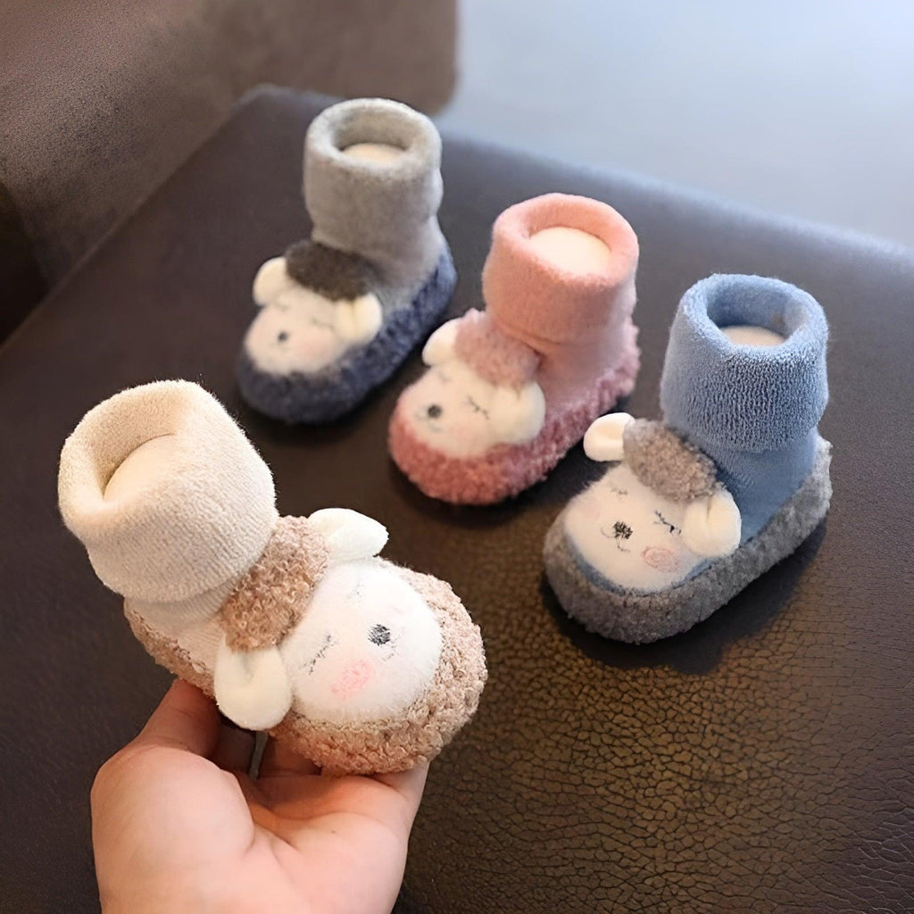 Animal Sock Booties Toddlers Adorable Comfort For Little Feet