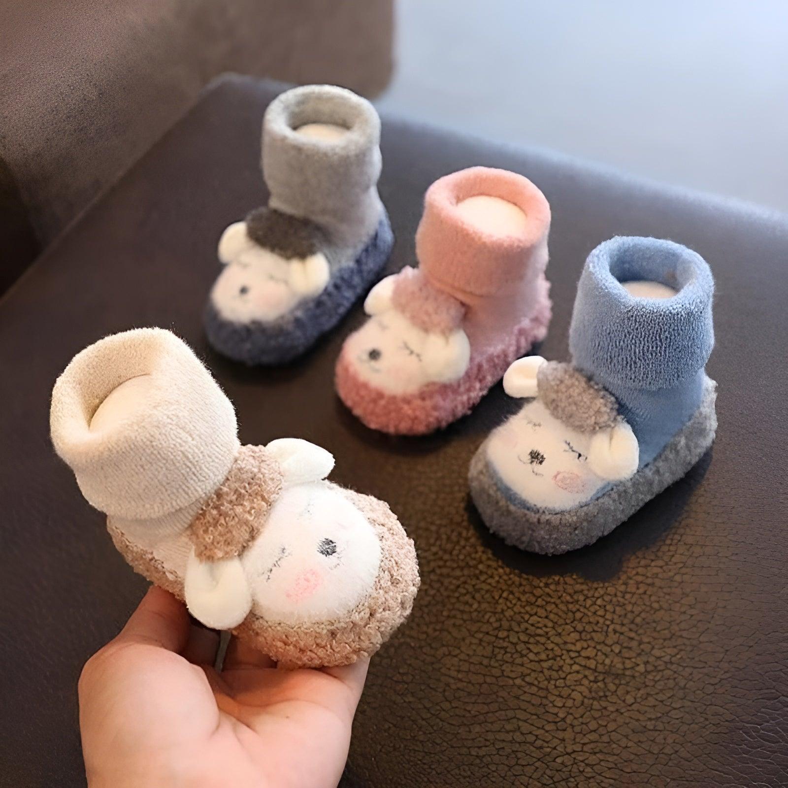 Animal Sock Booties Toddlers Adorable Comfort For Little Feet