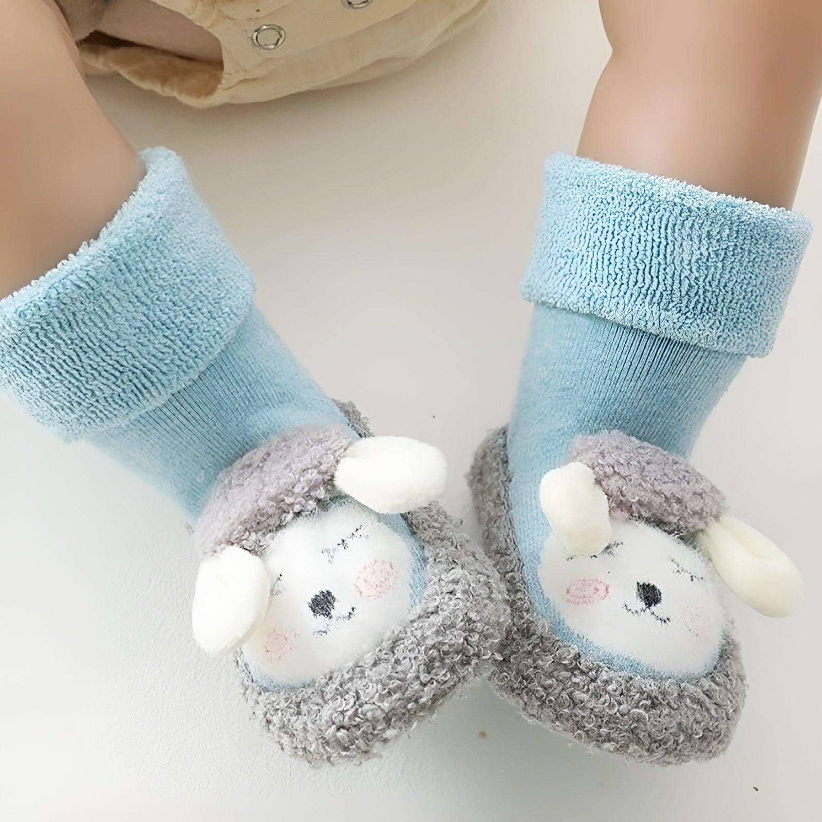 Animal Sock Booties Toddlers Adorable Comfort For Little Feet